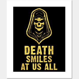 Death Smiles At Us All GRIM REAPER Posters and Art